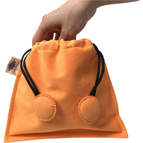 Bluestar Ultrasuede Drawstring Bag (Orange)