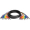 Hosa Technology CSS801 8-Channel Stereo Male 1/4" Phone to Stereo Male 1/4" Phone Snake Cable - 3.3' (1 m)