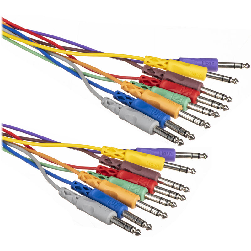 Hosa Technology CSS807 8-Channel Stereo Male 1/4" Phone to Stereo Male 1/4" Phone Snake Cable - 23' (7 m)