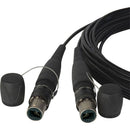 Camplex opticalCON DUO to DUO OM4 Multi-Mode Fiber Optic Tactical Cable (75')
