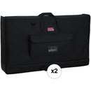 Gator Large Padded Nylon Carrying Tote Bag for LCD Screens (40-45", 2-Pack)