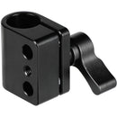 CAMVATE 15mm Rod Clamp with 1/4"-20 Threaded Mounting Holes