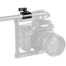 CAMVATE 15mm Rod Clamp with 1/4"-20 Threaded Mounting Holes