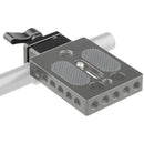 CAMVATE 15mm Rod Clamp with 1/4"-20 Threaded Mounting Holes