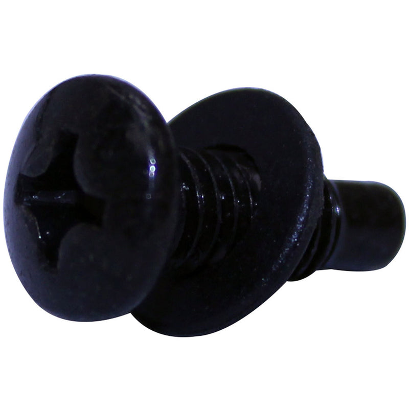 ProX Pack of 100 Rack Screws with Washers (Black)
