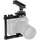 CAMVATE Universal Camera Cage with Top Handle (Left Side Open)