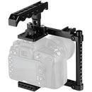 CAMVATE Universal Camera Cage with Top Handle (Left Side Open)