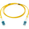 Camplex Premium Bend-Tolerant Single Mode Duplex LC to LC Armored Fiber Patch Cable (9.8', Yellow)