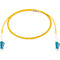 Camplex Armored Singlemode LC to Singlemode LC Simplex Fiber Optic Patch Cable (6.6', Yellow)
