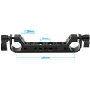 CAMVATE 19mm Studio Rod Clamp with 1/4"-20 and 3/8"-16 Threads