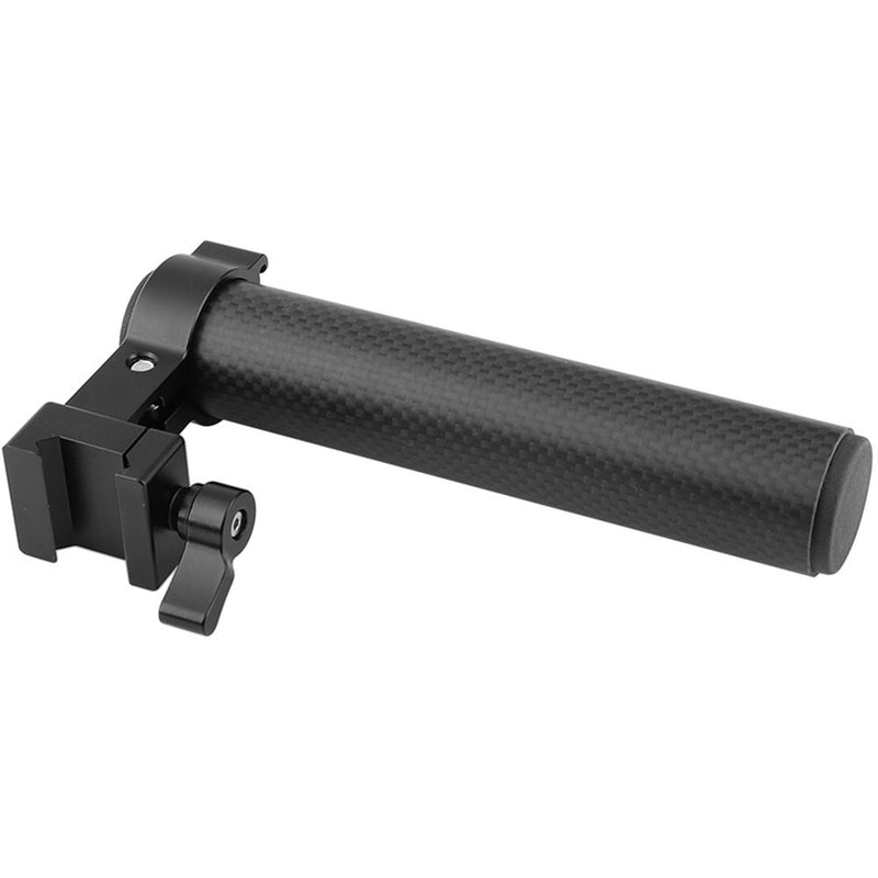 CAMVATE Carbon Fiber Top Handle Grip with Cold Shoe and QR NATO Rail Clamp