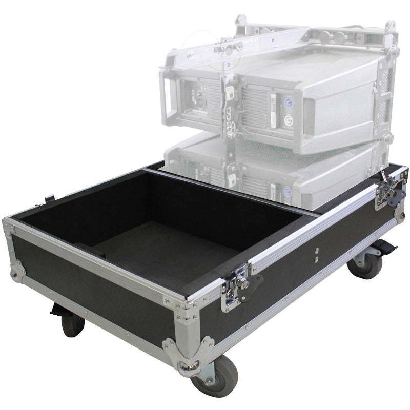 ProX Flight Case for 4 RCF HDL6-A Speakers