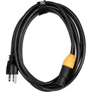 ADJ IP65 Power Link to Edison 3-Prong Power Cable, 15'