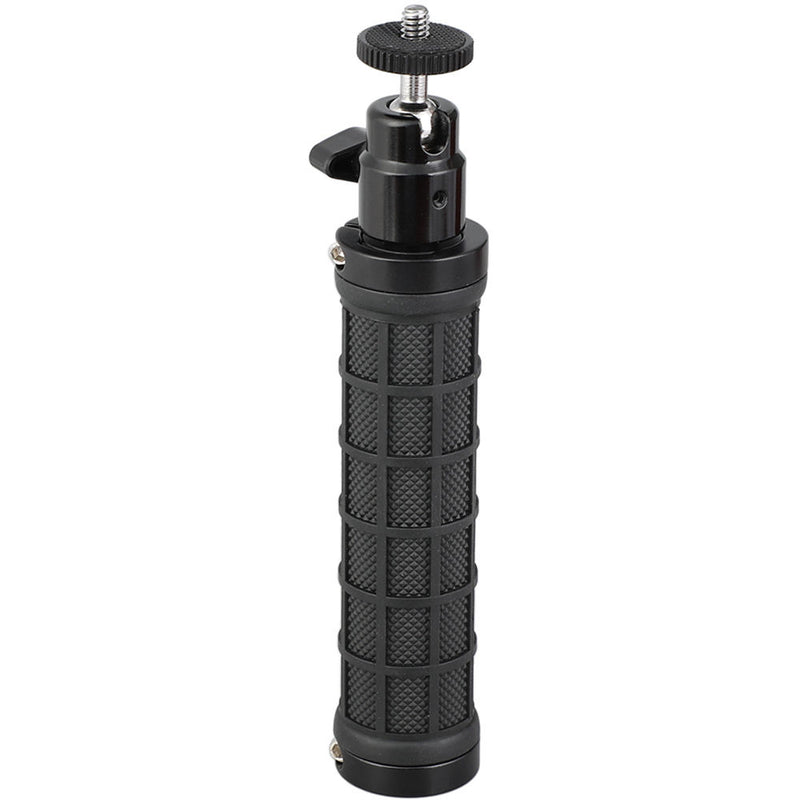 CAMVATE Rubber Handle Grip with 1/4"-20 Mini Ball Head (Black)