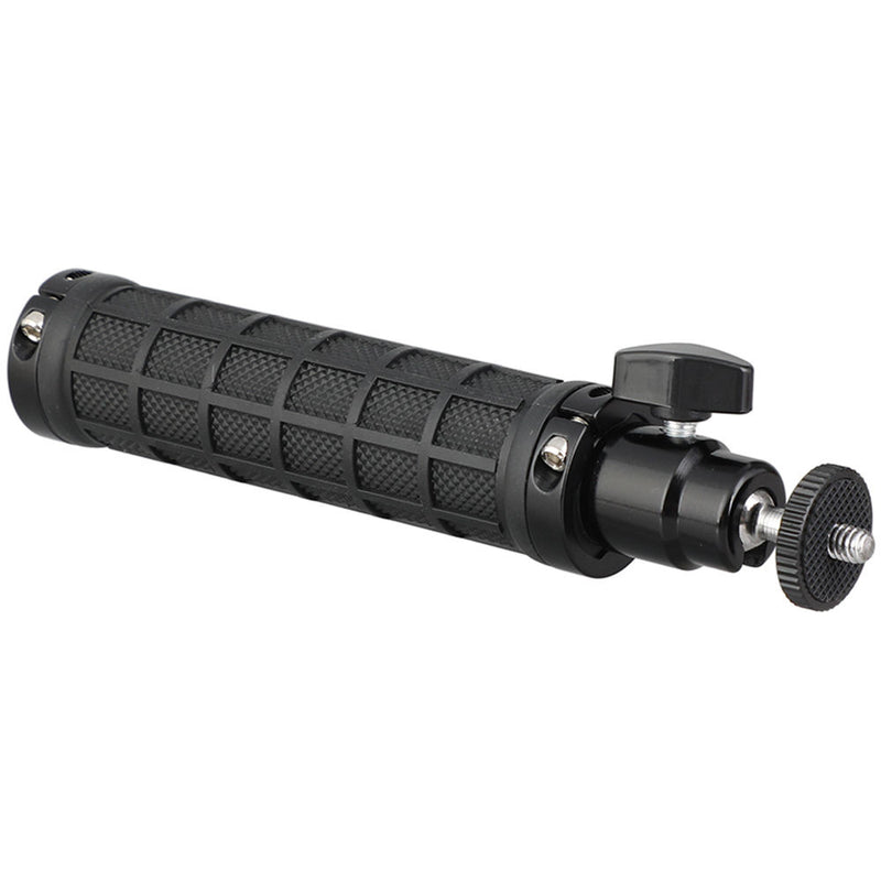 CAMVATE Rubber Handle Grip with 1/4"-20 Mini Ball Head (Black)
