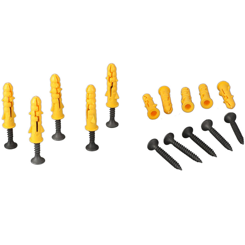 CAMVATE C2201 M3.5 Self Tapping Screw 30mm Long With Ribbed Wall Anchor (10-Pack)