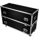 Odyssey Dual 50 to 58" Flat-Screen Monitor Case with Casters