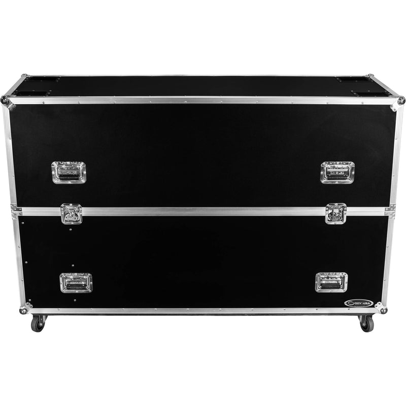 Odyssey Dual 75" Flat-Screen Monitor Case with Casters