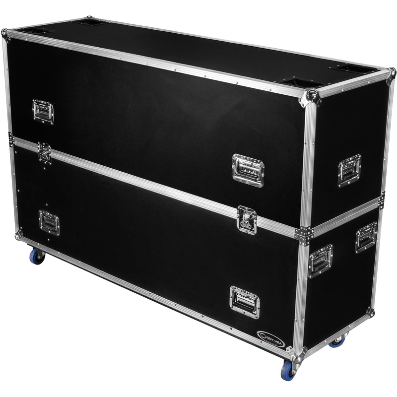 Odyssey Dual 75" Flat-Screen Monitor Case with Casters