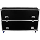 Odyssey Dual 75" Flat-Screen Monitor Case with Casters