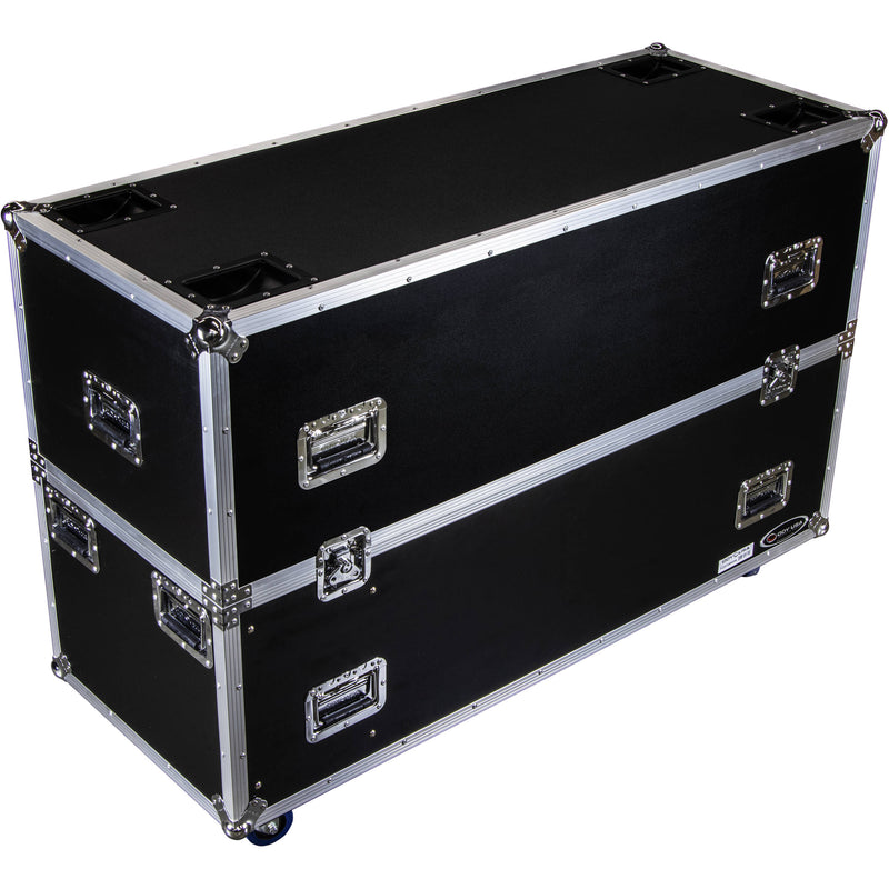Odyssey Dual 50 to 58" Flat-Screen Monitor Case with Casters