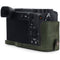 MegaGear Ever Ready Genuine Leather Camera Half Case for Sony Alpha a6400/a6100 (Green)