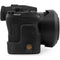 MegaGear Ever Ready Genuine Leather Half Camera Case for Leica V-Lux 5, Panasonic Lumix DC-FZ1000 II (Black)