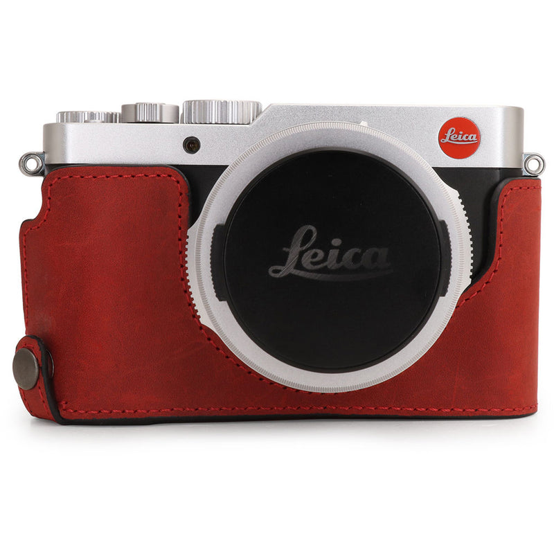 MegaGear Leica D-Lux 7 Ever Ready Genuine Leather Camera Full Case (Red)