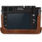 MegaGear Leica Q2 Ever Ready Genuine Leather Camera Half Case (Brown)