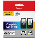 Canon PIXMA TS6420a Wireless Inkjet All-In-One Color Printer with PG-260 Black / CL-261 Color Kit