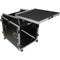 ProX 13 RU Top Mixer DJ Rack Combo Flight Case with Laptop Shelf and Casters