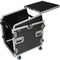 ProX 13 RU Top Mixer DJ Rack Combo Flight Case with Laptop Shelf and Casters