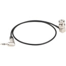 CAMVATE Right-Angle BNC to Right-Angle 3.5mm Mini Jack Timecode Cable (18")