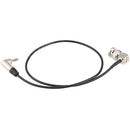 CAMVATE Right-Angle BNC to Right-Angle 3.5mm Mini Jack Timecode Cable (18")