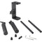 CAMVATE Monitor Cage Kit with Rubber Handgrips and Light Stand Receiver