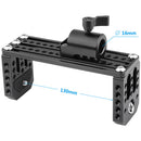 CAMVATE Monitor Holder C-Frame Cage with 5/8" Light Stand Receiver