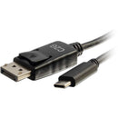 C2G USB Type-C to DisplayPort Adapter Cable (Black, 6')