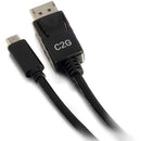 C2G USB Type-C to DisplayPort Adapter Cable (Black, 3')