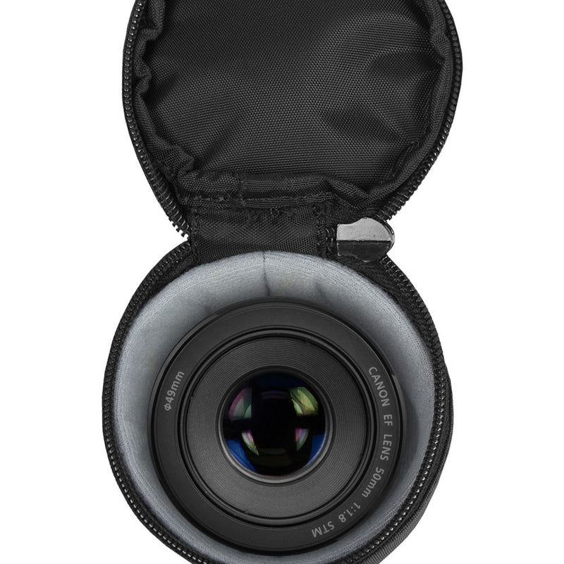 PortaBrace Pro-Level Padded Lens Cup for Canon EF 50mm Lens (Black)