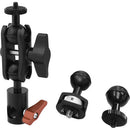 CAMVATE Versatile Magic Arm, Light Stand Mount & 1/4"-20 Anti-Twist Ball Set