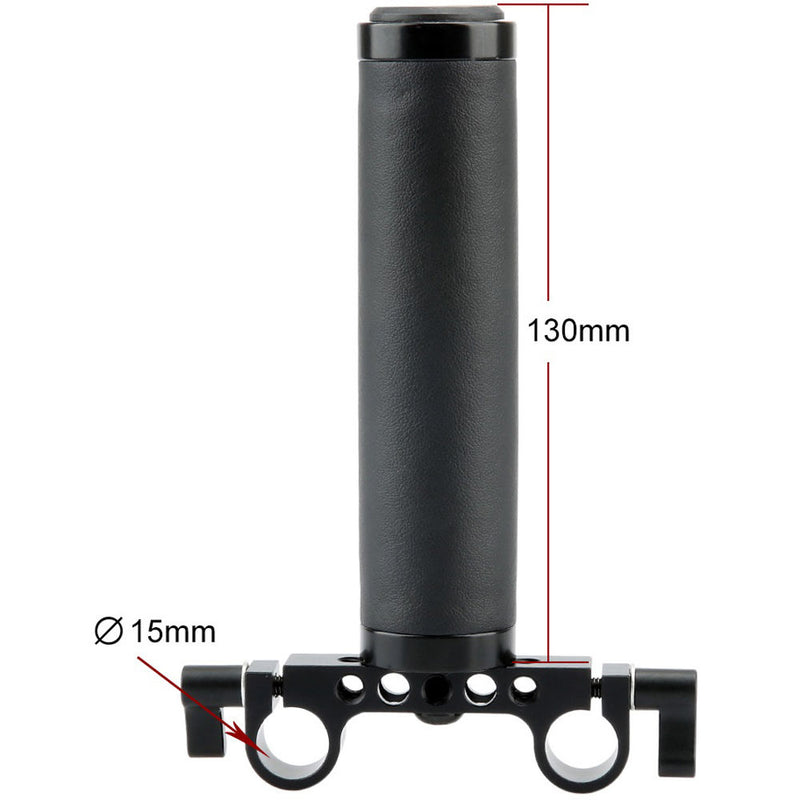 Niceyrig Handle with 15mm Rod Clamp for DSLR Camera Support System