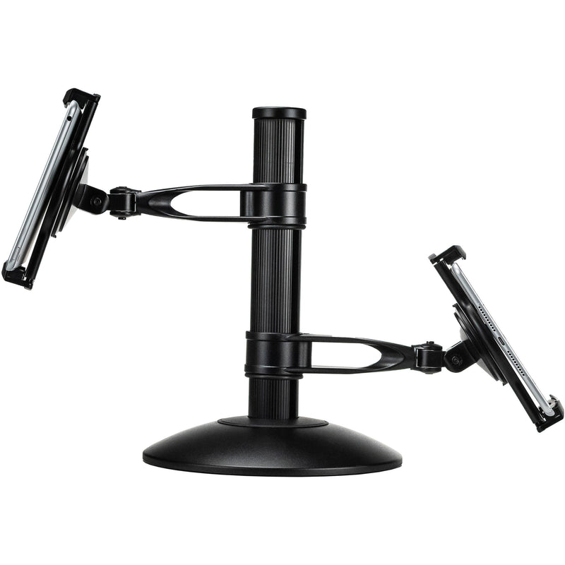 CTA Digital Quick-Connect Dual Tablet Mount with Height-Adjustable Arms