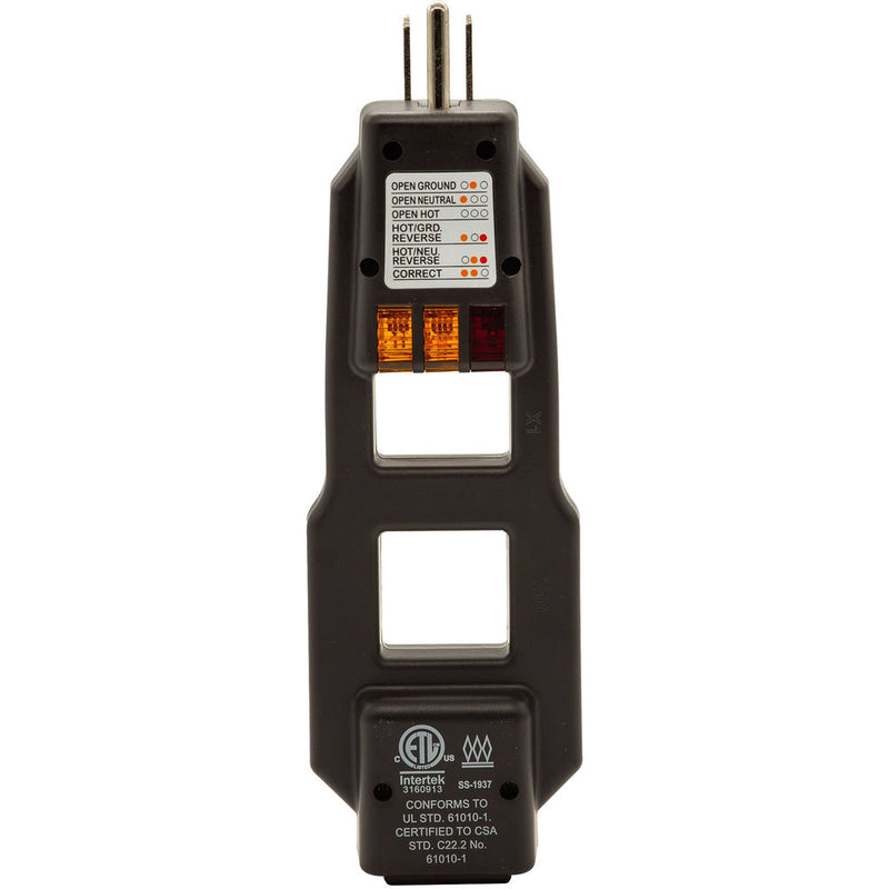 Triplett Commercial and Residential Combination AC Line Splitter and GFCI Receptacle Tester