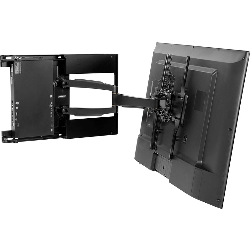 Peerless-AV Hospitality Wall Arm Mount with Set-Top Box Enclosure