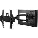 Peerless-AV Hospitality Wall Arm Mount with Set-Top Box Enclosure