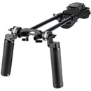 Niceyrig Dual-Grip Shoulder Support Rig (Leather Handles)