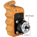 Niceyrig Right-Side Wooden Handgrip with Record Start/Stop Remote Trigger