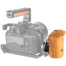 Niceyrig Right-Side Wooden Handgrip with Record Start/Stop Remote Trigger