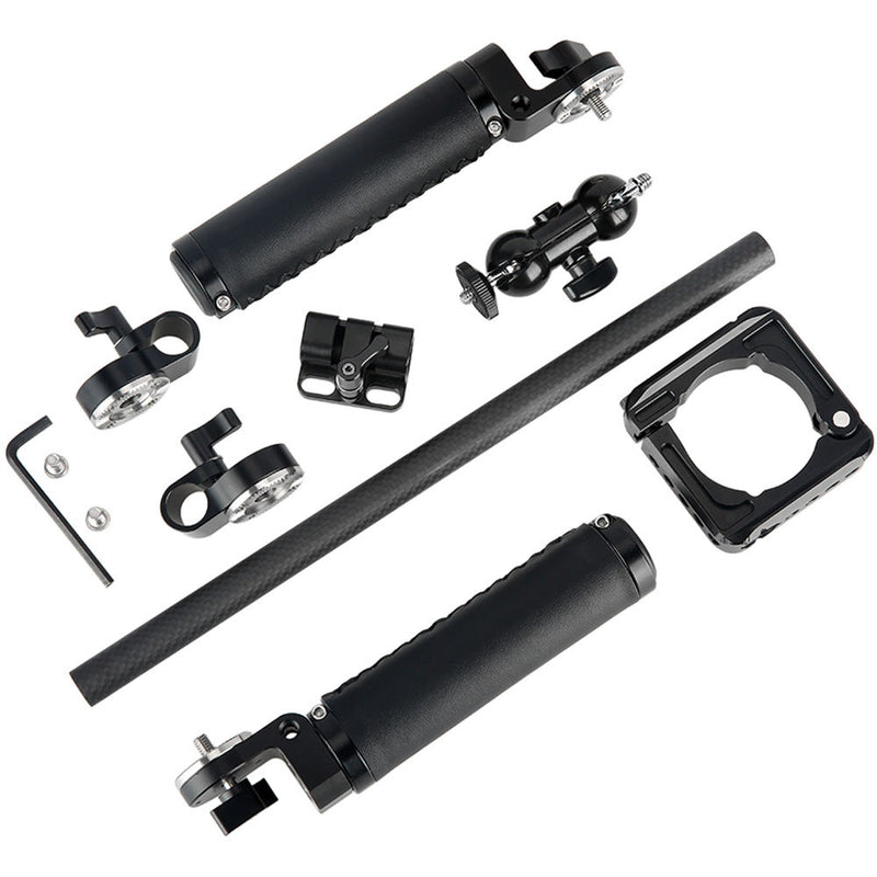 Niceyrig DSLR Stabilizer Rig Set with Dual ARRI Rosette Handgrips for DJI Ronin-S