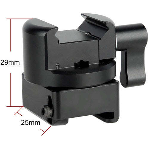 Niceyrig Cold Shoe Mount with NATO Rail Clamp